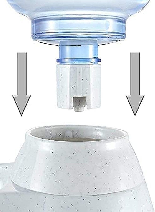 GNOLY موزع مياه للحيوانات الأليفة من البلاستيك ذاتي التوزيع من GNOLY، يعمل بالجاذبية، مناسب للكلاب والقطط - Image 2